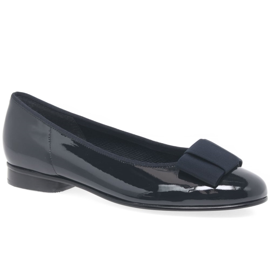 Ocean Patent Assist Naisten Keula Trimmi Ballerina Flats Gabor